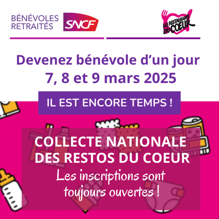 Appel à Bénévoles – Collecte Nationale des Restos du Cœur 2025