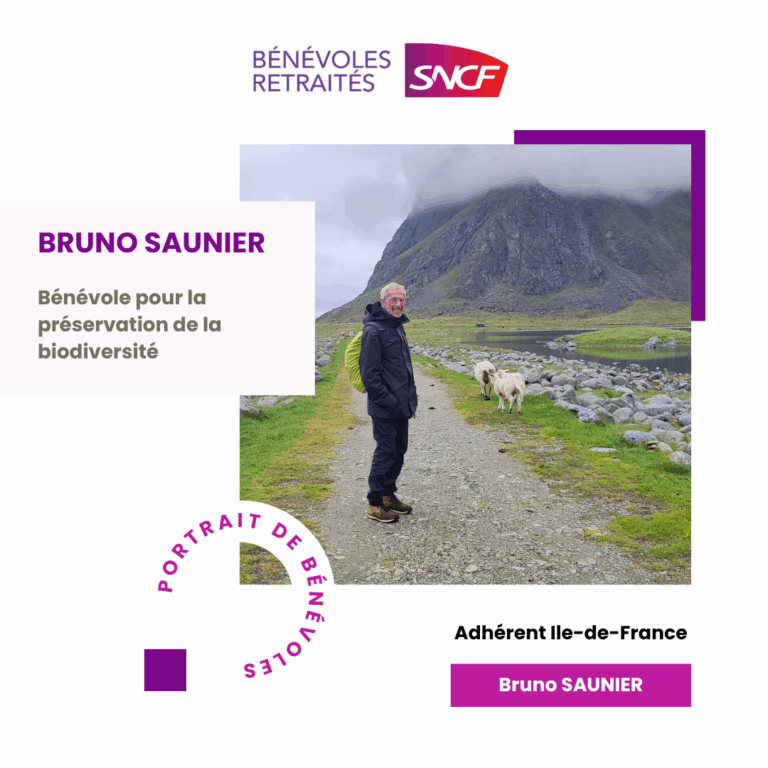 Bruno SAUNIER, bénévole pour la préservation de la biodiversité